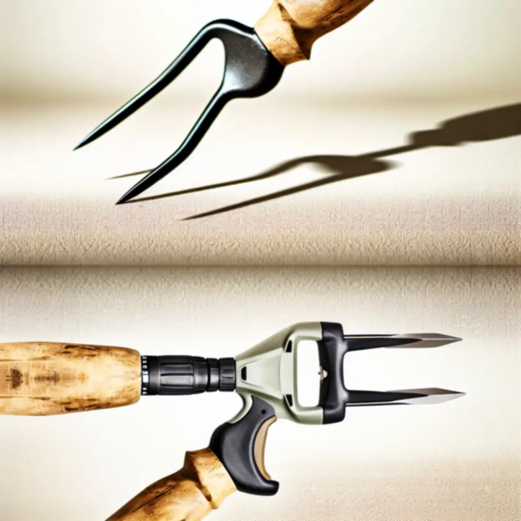 Zbliżenie na pojedyncze narzędzie z widoczną fakturą i detalami wykonania